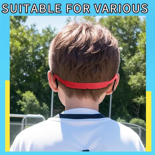 Vista 4 de YGDZ Paquete de 8 correas para lentes de sol para niños, correa para gafas, soporte para gafas, retenedor de gafas, correa elástica de silicona