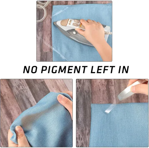 Vista 4 de Zonon 4 rollos de 10 mm x 33 m, 108 pies de cinta adhesiva resistente al calor para sublimación, cinta adhesiva de transferencia de calor de alta