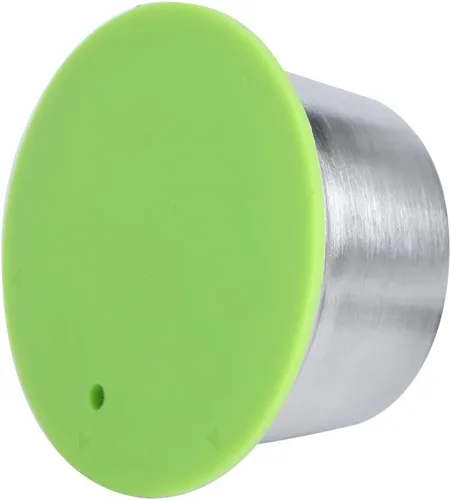 Vista 4 de Health Gear - Taza de café recargable, cápsulas de café reutilizables de acero inoxidable con tapa de silicona para cafetera Dolce Gusto, accesorio