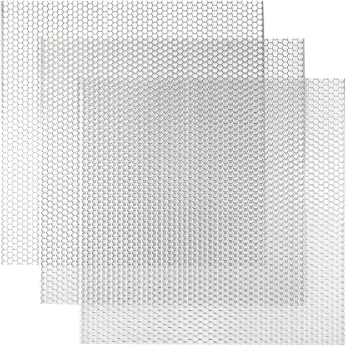 Vista 17 de AggAuto Malla Universal para Parrilla de Coche de 40"x13" - Aleación de Aluminio Inserto de Rejilla Automotriz Parachoques Agujero Rómbico 4x8mm