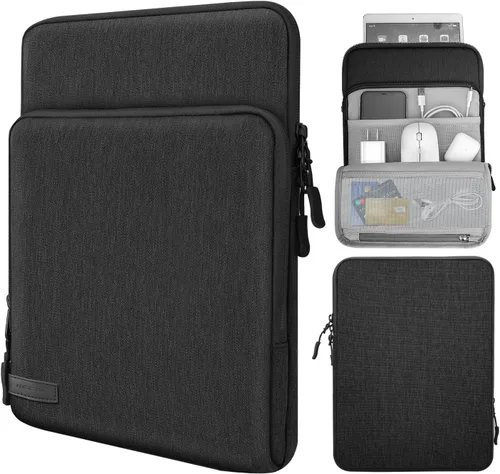 Vista 9 de MoKo Funda tipo bolsa de transporte para tablet de 9-11 pulgadas con bolsillos de almacenamiento compatible con nuevo iPad Pro M4 de 11