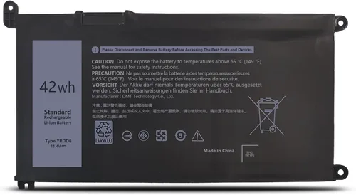 Batería de repuesto para Dell YRDD6 VM732 1VX1H Inspiron 15 5000 7000 5482 5485 7586 3583 5491 5591 5481 5567 7579 5578 5568 7569 7378 5378 7368