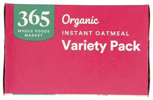 Vista 3 de 365 by Whole Foods Market, Paquete variado orgánico de avena instantánea, 11.3 onzas