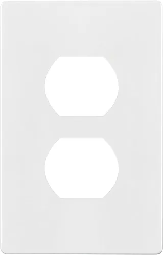 Vista 22 de ENERLITES Placa de pared dúplex para tomacorriente para receptáculos, cubierta de toma de corriente eléctrica jumbo, acabado brillante, de gran