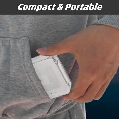 Vista 4 de Square Reader - Funda compatible con 1ª generación - Funda antipérdida para banda magnética con conector de auriculares o conector Lightning