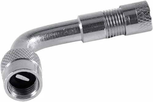 Vista 7 de Paquete de 6 extensores de vástago de válvula, extensión de válvula de neumático de 45 grados, 90 grados, 135 grados, compatible con ruedas duales