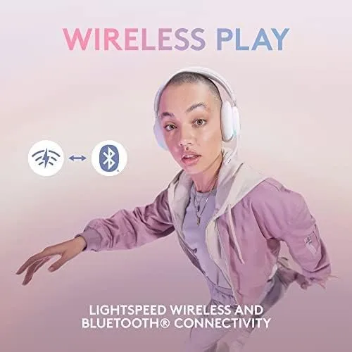 Vista 3 de Logitech G Auriculares inalámbricos para juegos 735 iluminación RGB LIGHTTSYNC Bluetooth auxiliar de 0138in compatible con PC dispositivos móviles