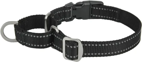 Vista 5 de Martingale - Collar para perro con hebilla de liberación rápida, reflectante, sin tirones, para entrenamiento y escape, seguro para perros grandes
