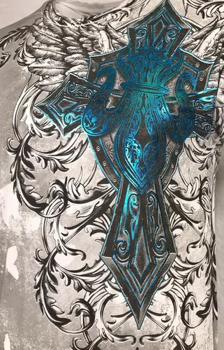 Vista 8 de Xtreme Couture by Affliction Camiseta para hombre Bastille Mass