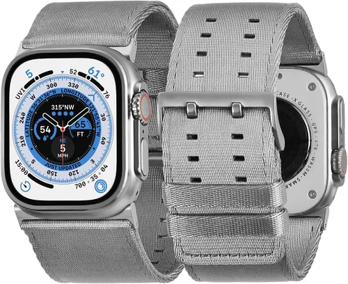 Vista 15 de Tefeca Dual Series Band Compatible con Apple Watch Ultra 2/Ultra 49mm, Series 10 46mm, Series 9/8/7 45mm, SE2/SE/6/5/4 44mm