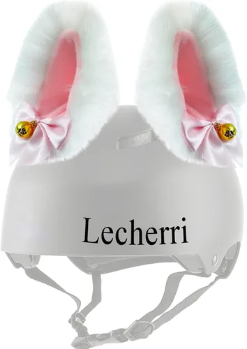 Vista 13 de Orejas de gato para casco, orejas de zorro con campana, accesorios para casco de campana, 2 unidades, diseño reutilizable (casco no incluido)