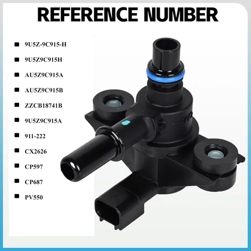 Vista 4 de Válvula de purga de recipiente de vapor 911-222 EVAP Válvula solenoide de purga de recipiente de vapor de emisiones evaporativas Compatible con Ford