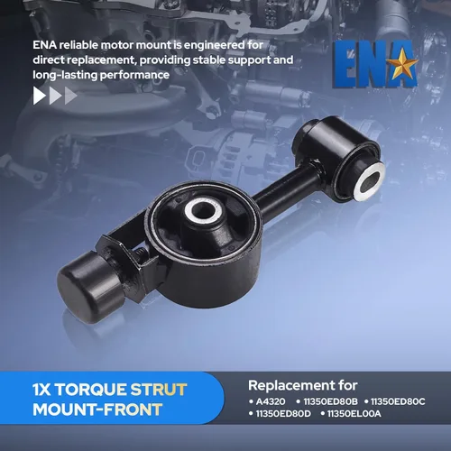 Vista 3 de ENA Soporte de motor delantero de motor de 1.8L compatible con Nissan Versa 2007-2012 Cube 2009-2014 Tida 2007-2018 1.8L Reemplazo para A4320 9422