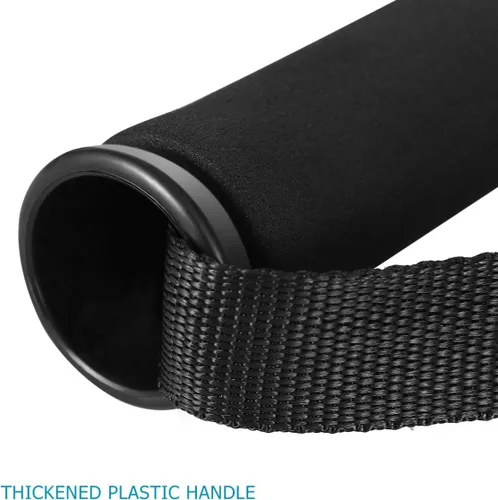Vista 5 de SEWACC 1 par de asas de cable para tirar, manijas de ejercicio de gimnasio, bandas de resistencia, reemplazo de mango de ejercicio resistente