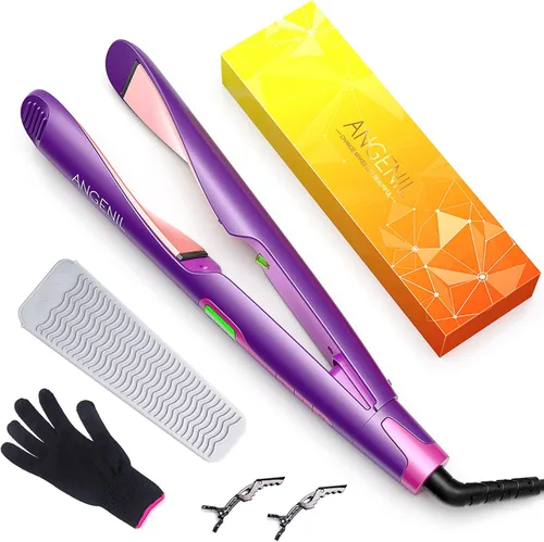 Vista 10 de ANGENIL Alfombrilla térmica de silicona para herramientas para el cabello - Alfombrilla para plancha y rizador resistente al calor para mostrador