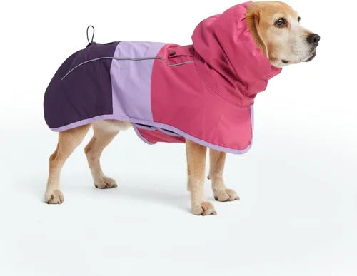 Vista 43 de Spark Paws - Chaqueta impermeable para perros, resistente al viento, para perros pequeños, medianos, grandes y extragrandes, traje reflectante