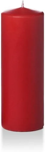 Vista 22 de yummi Velas redondas de pilar de lavanda de 3 x 6 pulgadas - 3 por paquete