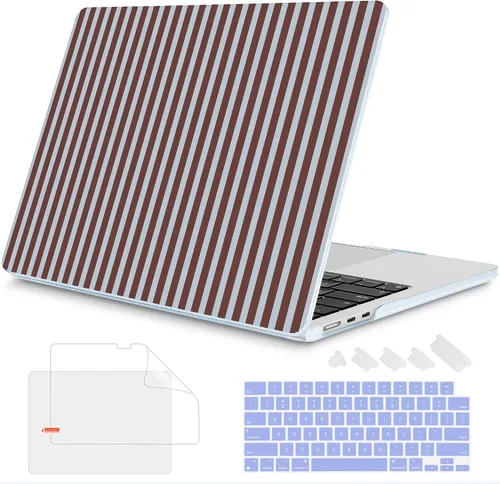 Vista 30 de Mektron Diseñada para MacBook Air 2025/2024/2023 de 15 PULGADAS M4 A3241 /M3 A3114 /M2 A2941, Carcasa de Cubierta Rígida de Plástico Impreso