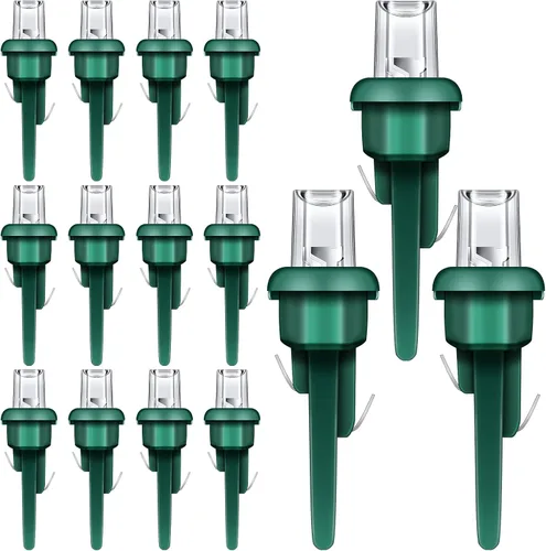 Mudder 80 Piezas de Bombillas LED de Reemplazo para Navidad, Bombillas de Reemplazo para Luces de Cadena al Aire Libre para Suministros de Luces de