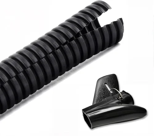 ZhiYo 10 pies 1" Conducto de alambre dividido para telar, cubierta flexible para auto