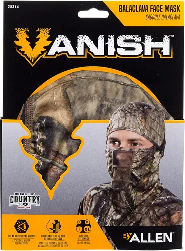 Vista 7 de Allen Company Vanish Stretch Fit Camouflage Balaclava, Camo Hunting Face Cover