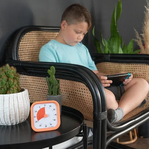 Vista 3 de TIME TIMER Home MOD - Temporizador visual de 60 minutos para niños Edición Hogar - Para suministros de educación en casa Herramienta de estudio