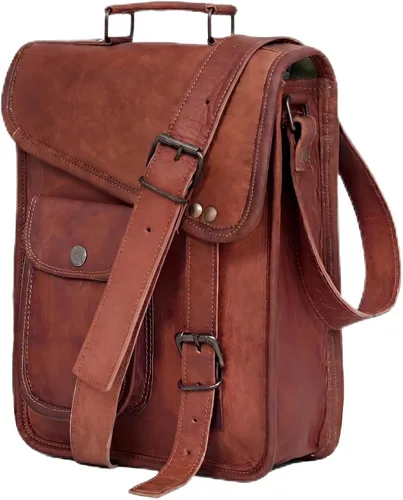 Bolsa de cuero para tableta, estuche para laptop, cartera para oficina, maletín de mensajero, regalo para hombre, computadora, bolsa al hombro