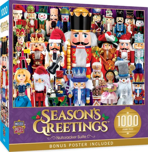Vista 18 de MasterPieces Rompecabezas de Navidad de 1000 piezas, granja de árboles navideños, 19.25 x 26.75 pulgadas