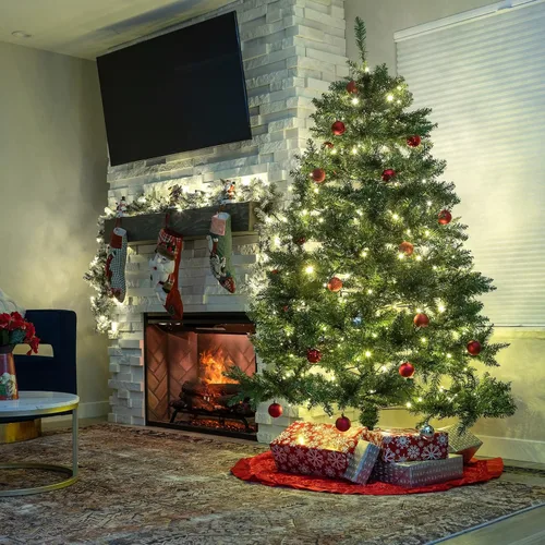 Vista 5 de HLO Lighting Luces de Navidad LED verde azulado de 0.197 in Mini luces LED de Navidad de gran angular para uso en interiores y exteriores 70