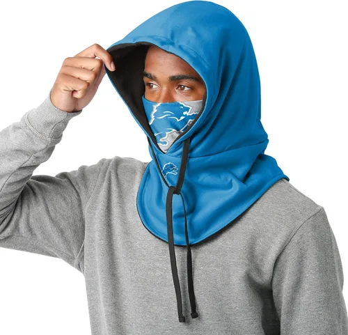 Vista 3 de NFL Team Logo Team Color Drawstring Winter Cap Hooded Gaiter Balaclava Face Cover