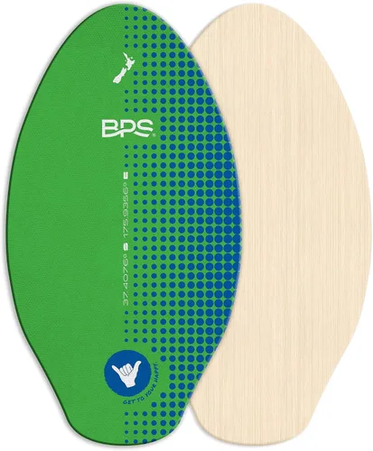 Vista 17 de BPS Skimboard 'Shaka' de Nueva Zelanda con almohadillas de agarre EVA de colores y capa transparente de alto brillo tablas de madera para aventuras