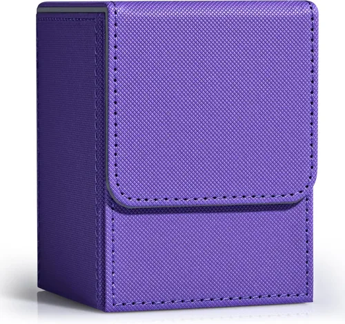 Vista 11 de Caja de almacenamiento de cartas ZLCA para cartas de intercambio, caja de cubierta de baraja MTG Commander con capacidad para más de 120 cartas