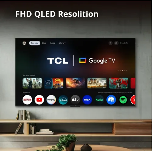 Vista 4 de TCL 32 pulgadas clase Q3K Series (1080p) FHD QLED Smart Google TV (2024) (renovado)