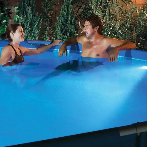Vista 6 de Juego Luz que cambia de color 3 modos de color para piscinas sobre el suelo