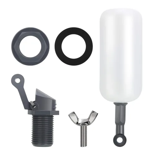 Vista 2 de meekoo Válvula de Bola Flotante, 1.57 Pulgadas Macho de Llenado Automático Alimentación Humidificador Tanque de Agua con Brazo Ajustable