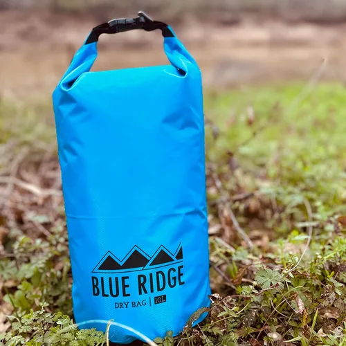 Vista 8 de Blue Ridge - Bolsa seca ligera – Tamaños de 5 L, 10 L y 20 L, impermeable multiusos, bolsa seca resistente a la intemperie para canotaje