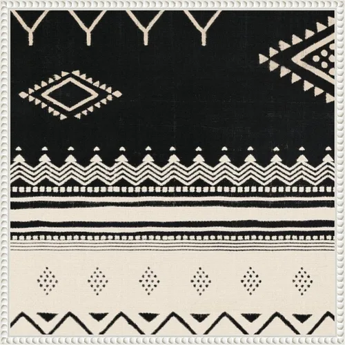 Vista 19 de Amanti Art Framed Canvas Wall Art 30x30 Geo Textile Crop II by Victoria Barnes, Framed Wall Art Canvas, Abstract Artwork, Modern Decor, Large Poster