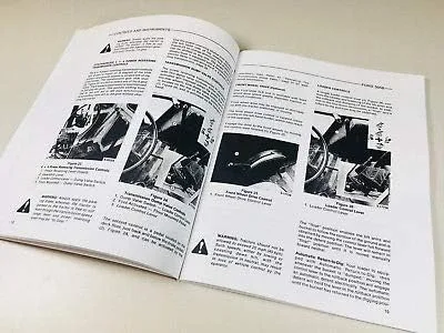 Vista 7 de Manual Set para Ford 555B Tractor Cargador Retroexcavadora Propietarios Operadores Servicio Taller de Reparación