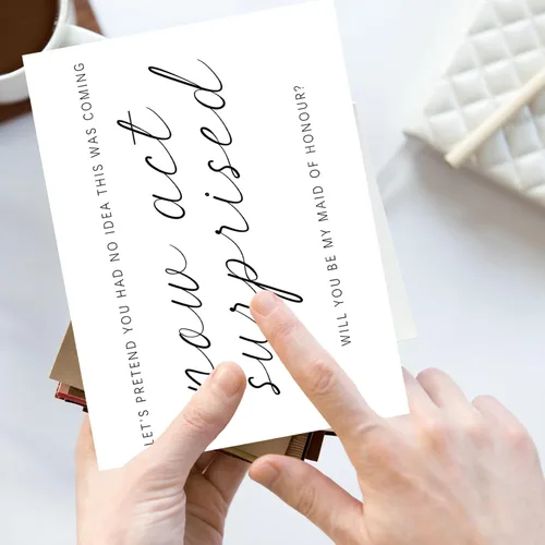 Vista 3 de YiKaLus ¿Serás mi dama de honor? Tarjeta de boda para dama de honor, tarjeta de propuesta para dama de honor, tarjetas de propuesta de sorpresa
