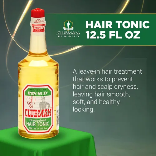 Vista 3 de Clubman tónico para cabello 12.5 onzas líquidas