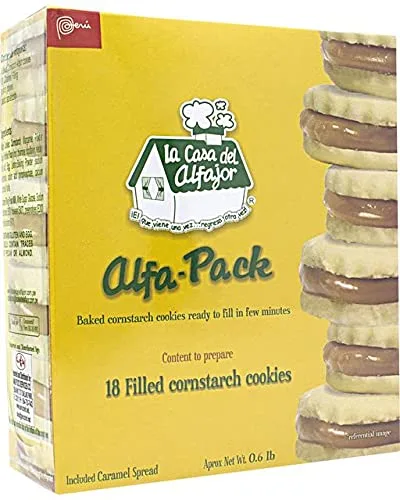 La Casa Del Alfajor Red Alfajores de Maicena Peso 9.17 oz