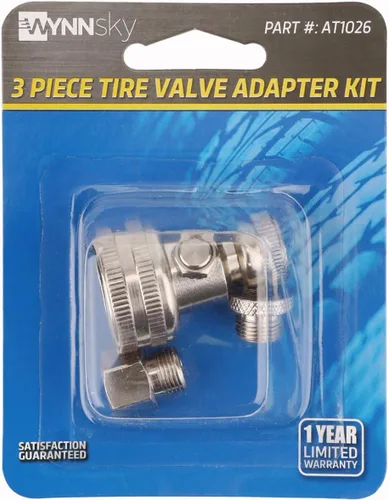 Vista 5 de Kit de Adaptador de Válvula de Neumático WYNNsky, Herramienta de Vástago de Válvula de Reparación de Kit de Adaptador de Aire y Agua para Neumáticos