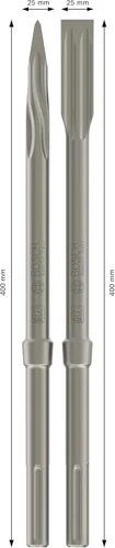 Vista 3 de Bosch Accessories 2607017368 SDS-Max - Juego de cinceles, plateado, 4 piezas