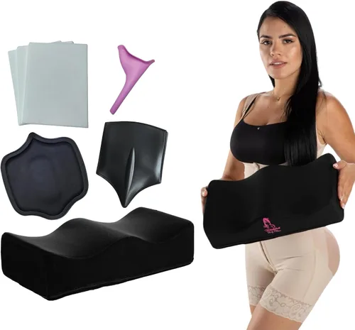 Vista 4 de Almohada BBL Después de la Cirugía, Almohada de Glúteos Cojín para el Trasero con Tablero Abdominal Postoperatorio, Espumas de Lipo Después