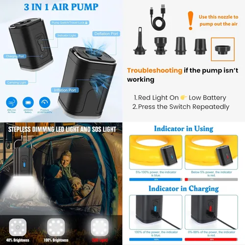 Vista 8 de Bolsas de viaje al vacío para equipaje con bomba, bolsas reutilizables con sellado al vacío para ropa, IP68 impermeable, diseño de apertura