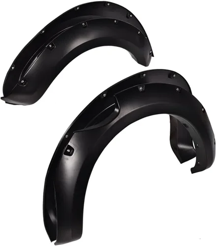 Vista 11 de CHEDA Guardabarros negro texturizado estilo fábrica compatible con Ford F150 2015-2017 Styleside