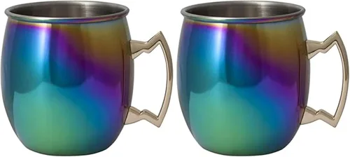 Vista 7 de Houdini Noir Moscow Mule Hammer Taza 18 onzas