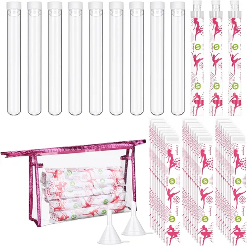 Vista 7 de FoldTier El juego de 39 tampones incluye 12 tubos de plástico reutilizables para mujeres, recipientes de tubo, 24 envoltorios autoadhesivos, 1 funda