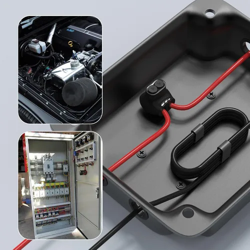 Vista 6 de RVBOATPAT Conector multigrifo aislado de 2 puertos 4-14 AWG de aluminio a cobre, conectores de alambre de aluminio de entrada de un solo lado
