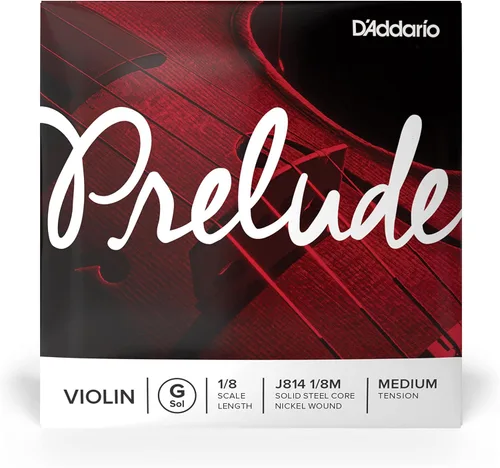Vista 29 de D'Addario Prelude Cuerdas para violín, J813 3/4M, Tensión media, escala 3/4, cuerda D única